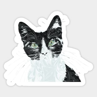 Happier Cat Sticker